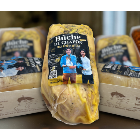 Capon Roll stuffed with Foie Gras - Pre-Cooked