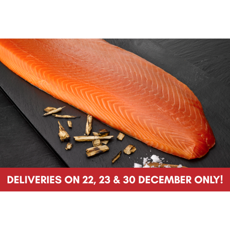 Hand-Sliced Smoked Salmon from Scotland